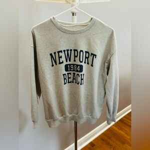 Heather Gray Newport Beach Sweatshirt